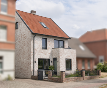 Mit handwerklichem Geschick zum Traumhaus – inklusive Vorkaufsrecht auf die zweite Haushälfte - KI Entwurf - neue Fassade und Fenster (25987)