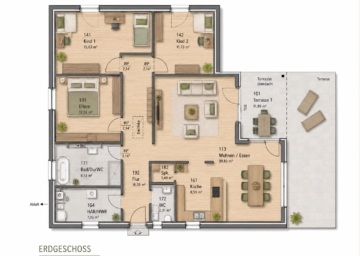 Zeitgemäß wohnen: Architektur, Komfort und Energieeffizienz vereint - Grundriss_Blumenstraße_Artlenburg (25531)