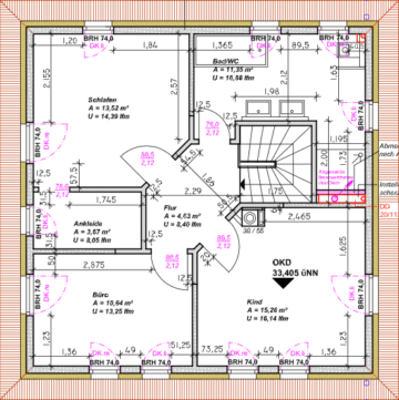 Zentral wohnen in Adendorf- Einfamilienhaus mit 120 m² Wohnfläche - Obergeschoss (20906)