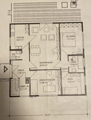 Geräumiger Bungalow mit viel Platz und Potenzial - Erdgeschoss (26778)