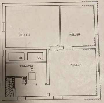 Geräumiger Bungalow mit viel Platz und Potenzial - Keller (26779)