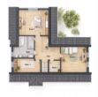 GRUNDRISS DG - Viel Platz für die Familie – gepflegtes Haus mit Kamin, Terrassen und großem Doppelcarport