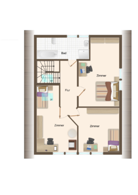Charmantes Einfamilienhaus in Bienenbüttel – Holzhaus mit Keller, Garten & 750 m² Grundstück - DG (21146)