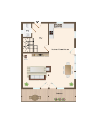 Charmantes Einfamilienhaus in Bienenbüttel – Holzhaus mit Keller, Garten & 750 m² Grundstück - EG (21145)