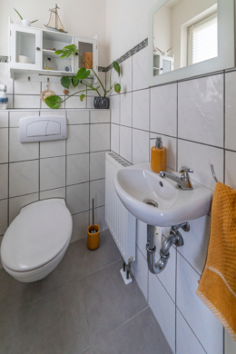 Auf die Lage kommt es an. Von hier aus können Sie Lüneburg noch besser genießen - WC (14436)