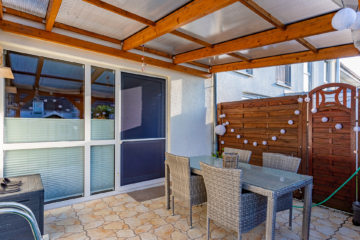 Auf die Lage kommt es an. Von hier aus können Sie Lüneburg noch besser genießen - Terrasse (14444)