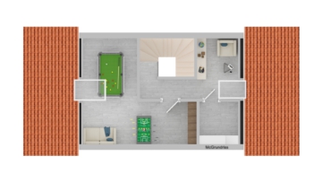 Auf die Lage kommt es an. Von hier aus können Sie Lüneburg noch besser genießen - Grundriss DG (14462)