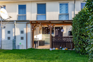 Auf die Lage kommt es an. Von hier aus können Sie Lüneburg noch besser genießen - Terrasse (14446)