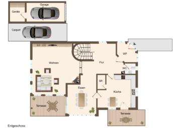 „Ihr Traumhaus in Adendorf – Stil, Komfort und Wohlfühlatmosphäre“ - Grundriss EG (20025)