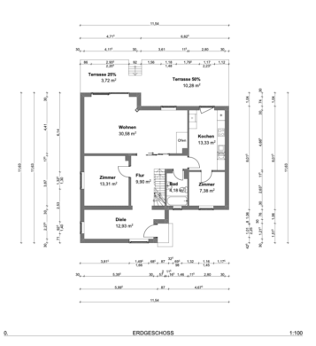 Gepflegtes Einfamilienhaus in ruhiger Lage von Lauenburg- 131 m² Wohnfläche & Gartenidylle - Erdgeschoss (16671)