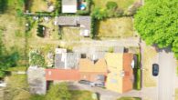 Ideal für Handwerker - Sanierungsbedürftige Doppelhaushälfte mit Ausbaureserve in Boizenburg/Elbe - Drohnenaufnahme