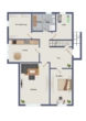 Grundriss Kellergeschoss - Familienfreundlicher Bungalow am Feldrand von Reppenstedt - 127 m² mit großem Keller