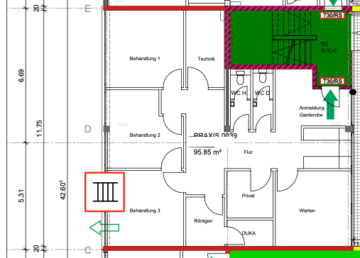 Ihre Büro-/ Praxisfläche in zentraler Lage von Lüneburg! - Grundriss_Praxis (12790)